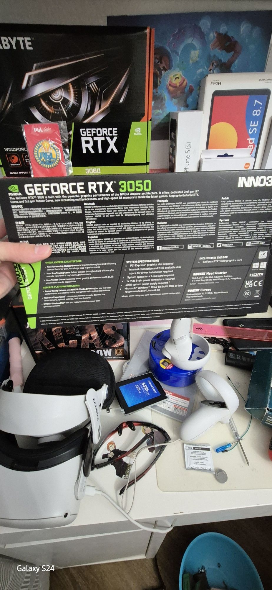 Rtx 3050 и gtx 1650 коробки