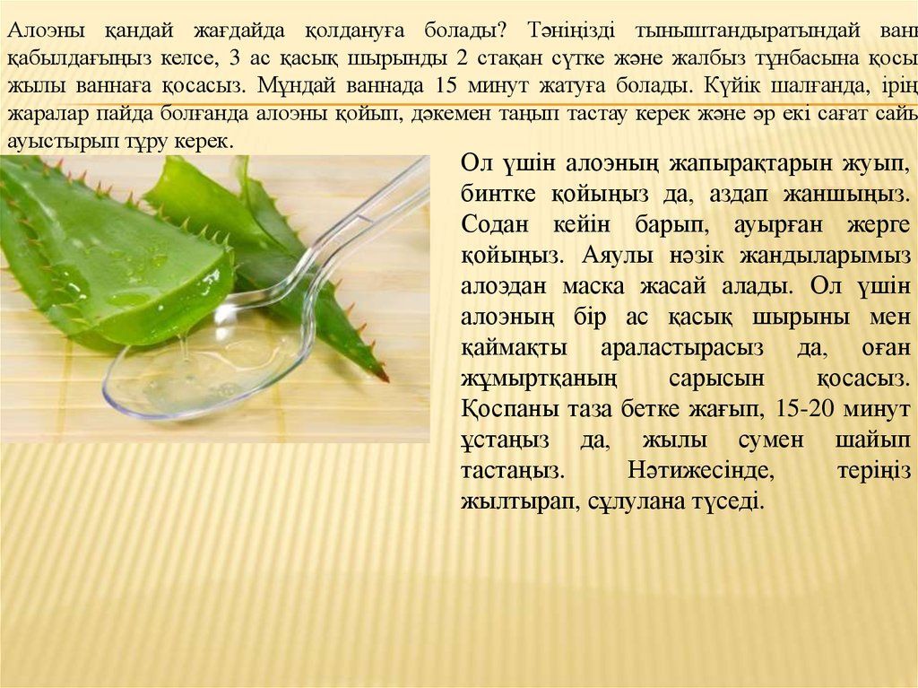 Алое вера гүлдері