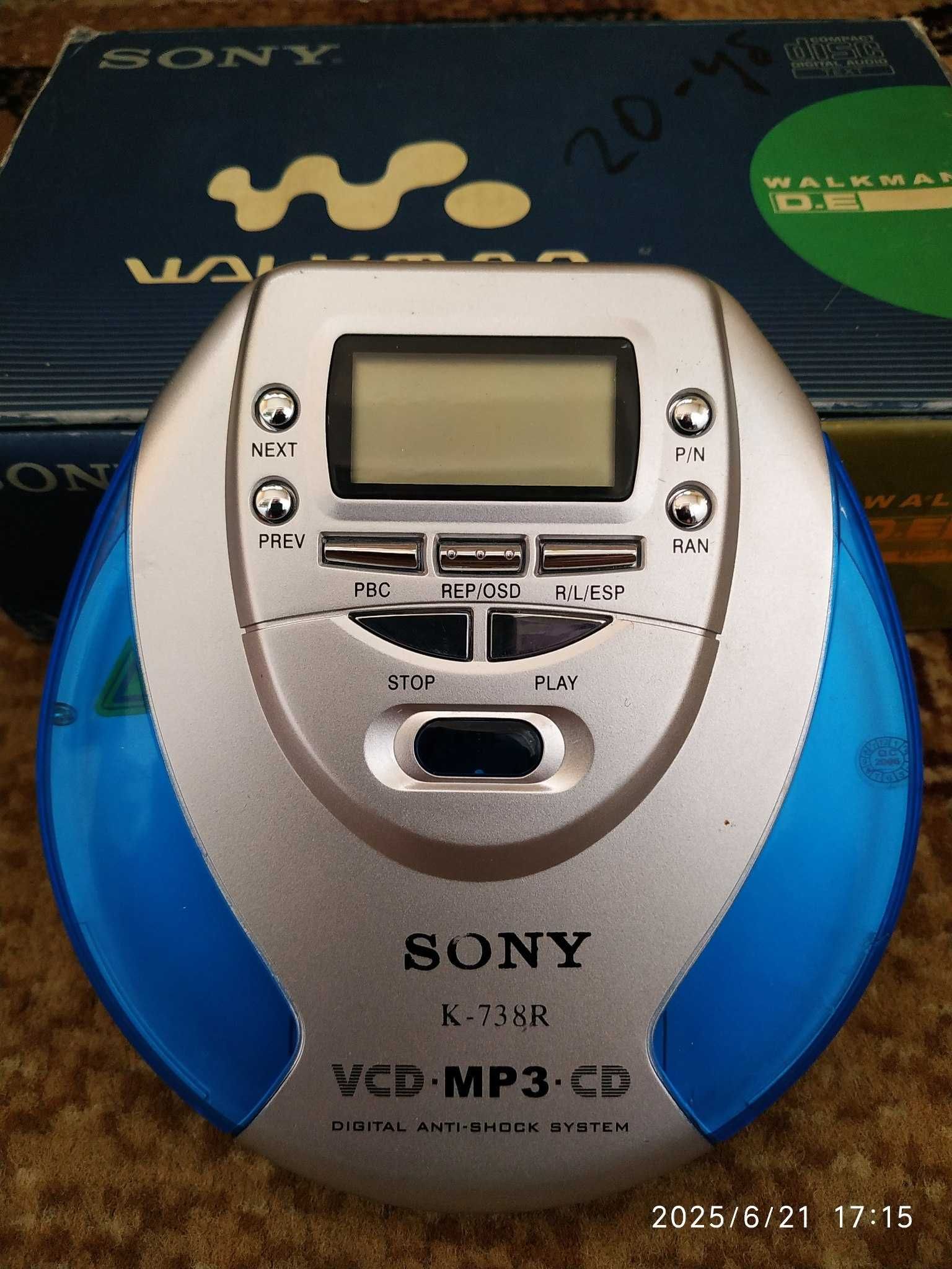 Sony cd player плеер сони walkman