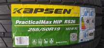 Разноширокие 255/50R19 107W; 285/45R19 111W Kapsen RS26