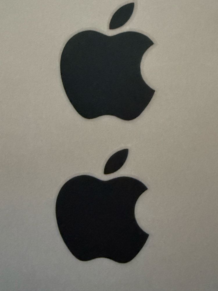 Наклейка Apple оригинальная, из MacBook Pro 2024