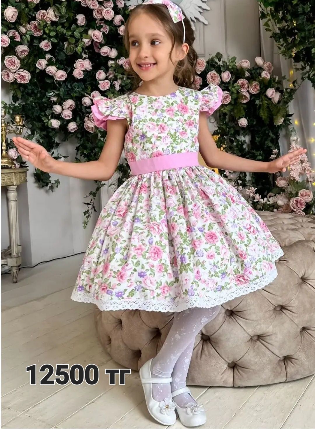 Продаю  детские платья от 6-8 лет хлопок