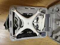 Дрон DJI Phantom 4, снимает чётко, без ошибок 4К камера, грузовой