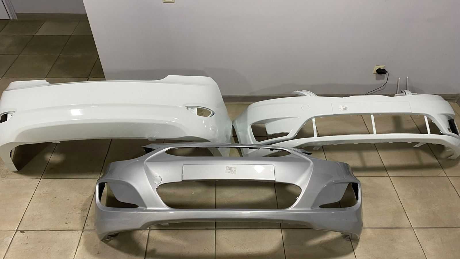 Крашенные бампера на Hyundai Accent/Solaris/Kia Rio 2010-24г