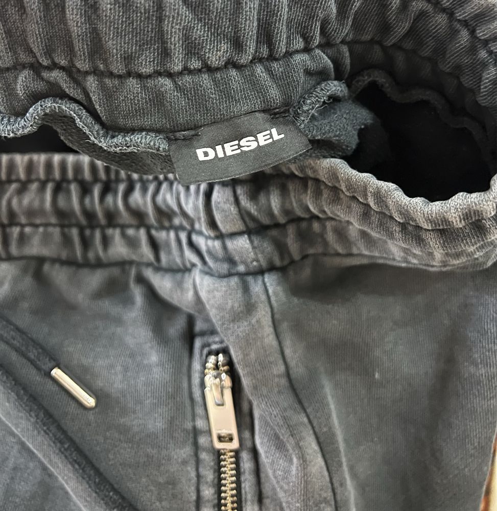 Diesel спортивные штаны, на замках, XL