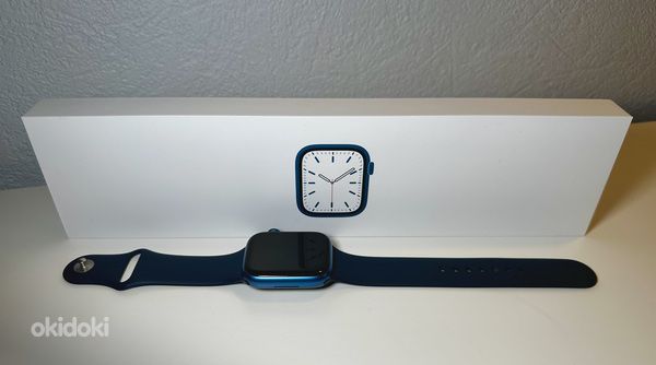 apple watch series 7 45 мм синий