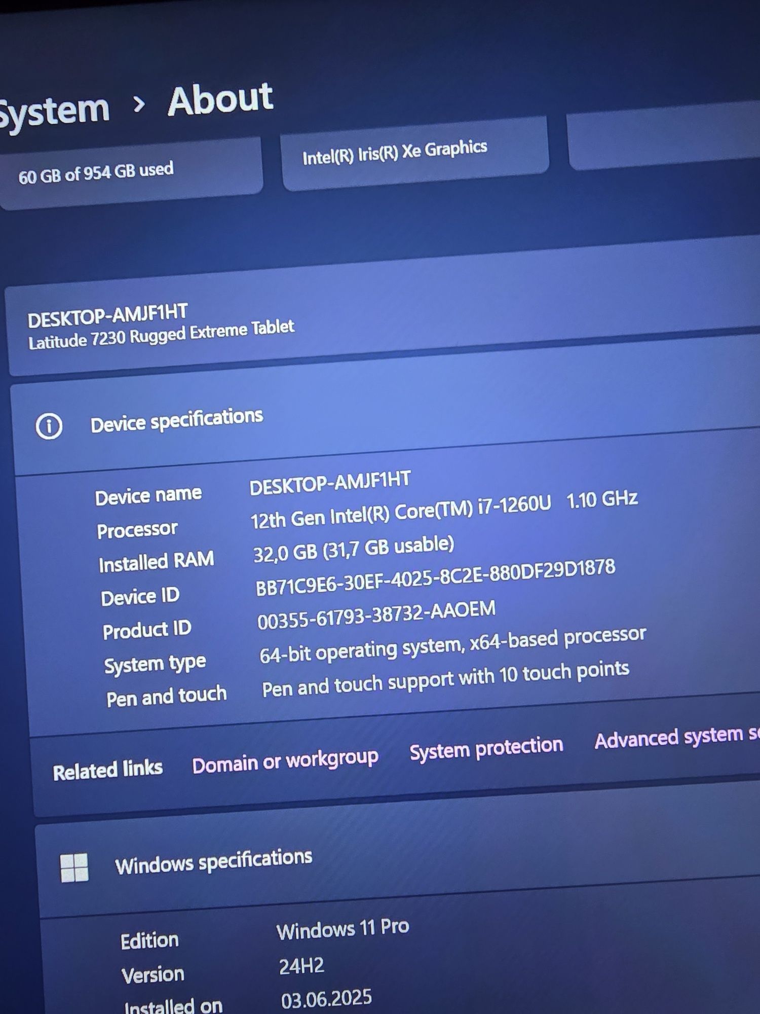 Планшеты dell 7230, защищённые
