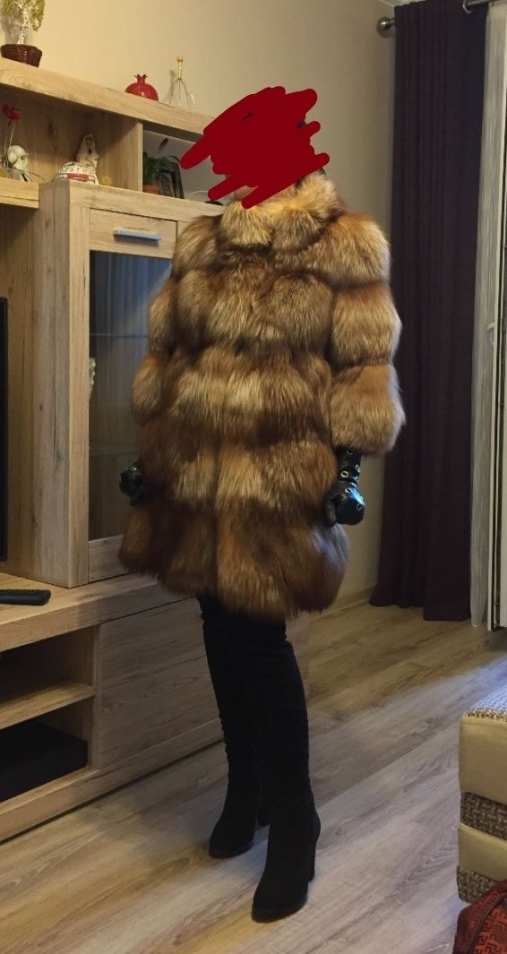 Продам шубу из меха лисы
