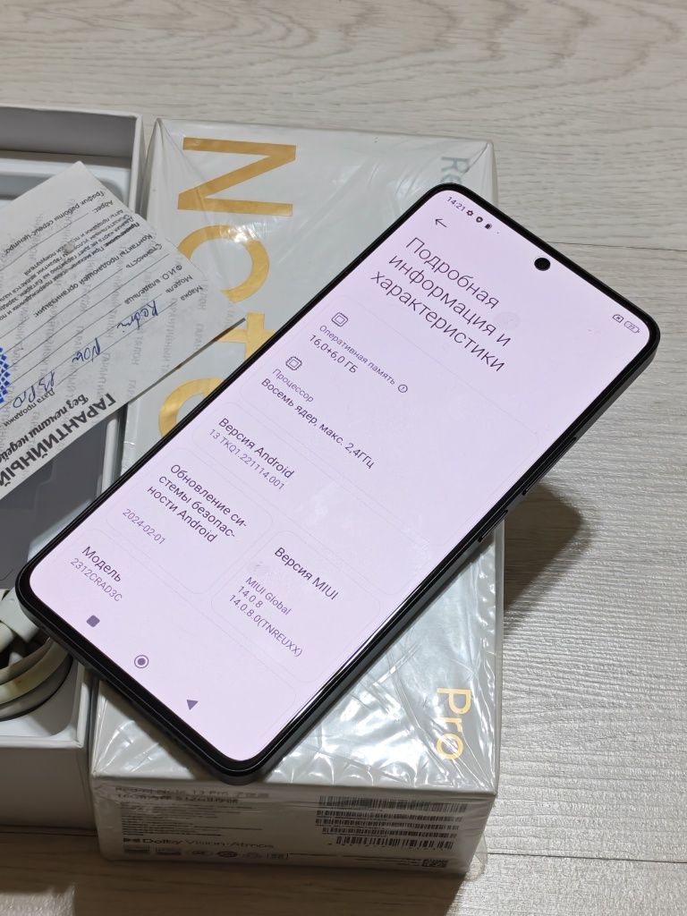 Redmi Note 13 Pro 5G 512 gb Ram 16+6