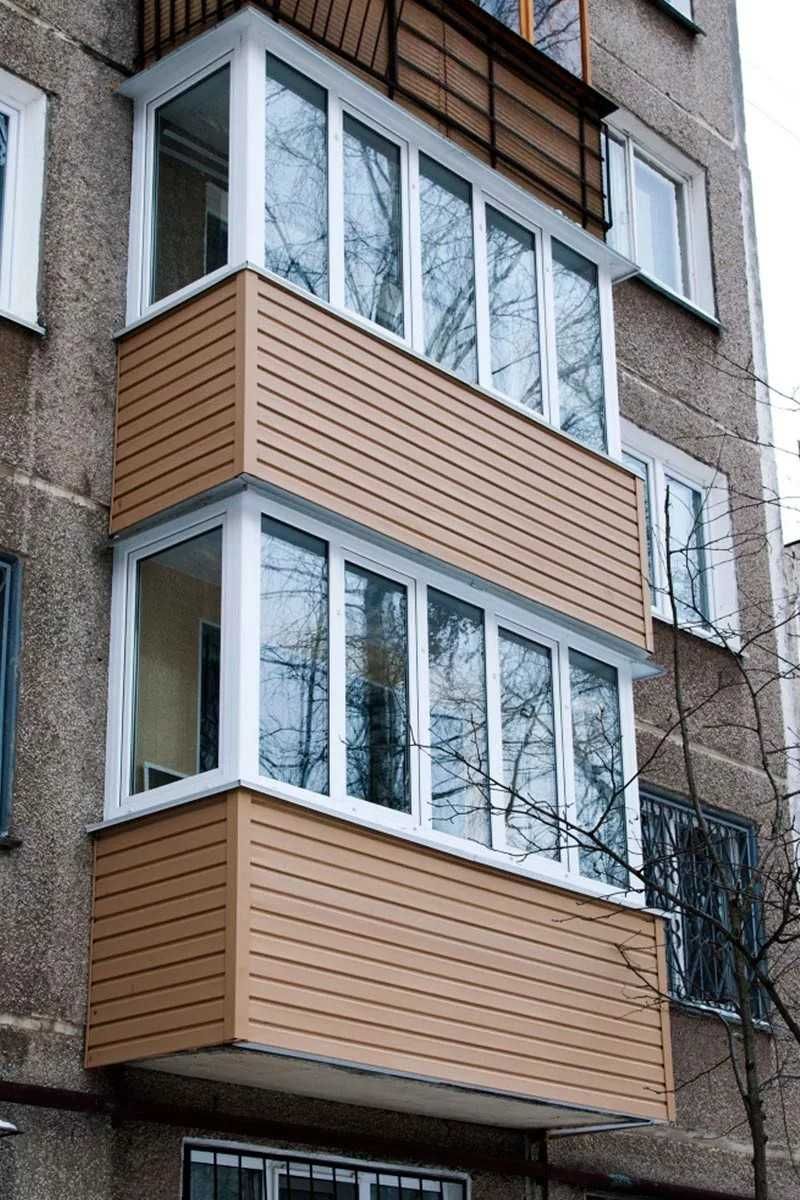 Изготовим и установим Окна, Балконные рамы, Обшивку, Шкаф на балкон