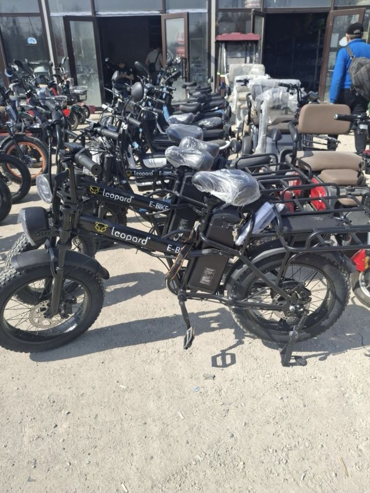 ОПЛАТА ПРИ ПОЛУЧЕНИЕ!!! Электровелосипед Для Курьер 1200W Электромапед