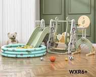 игровой комплекс горка качеля бассейн