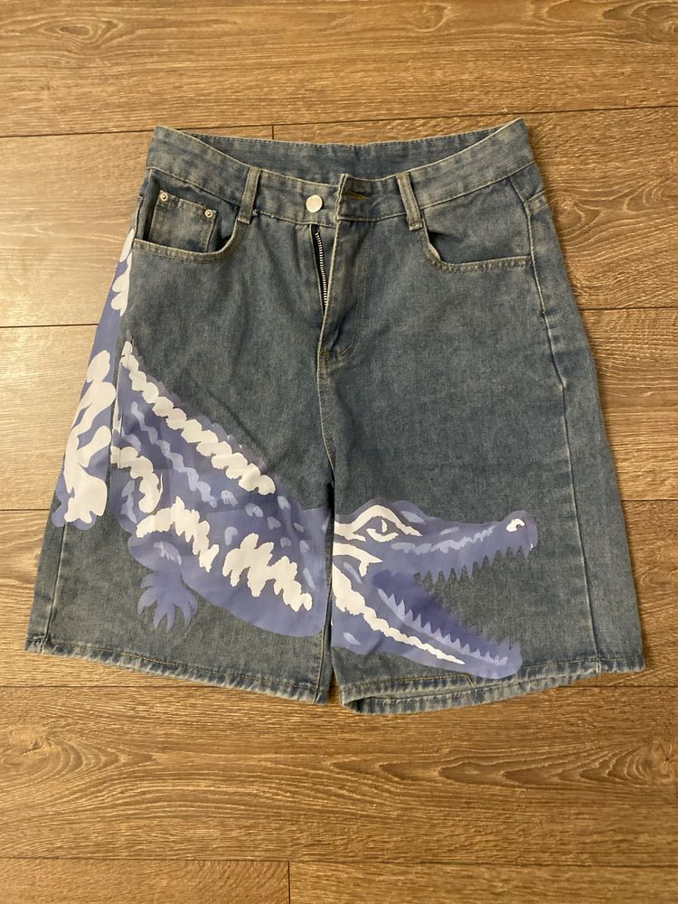 Джинсовые шорты lacoste
