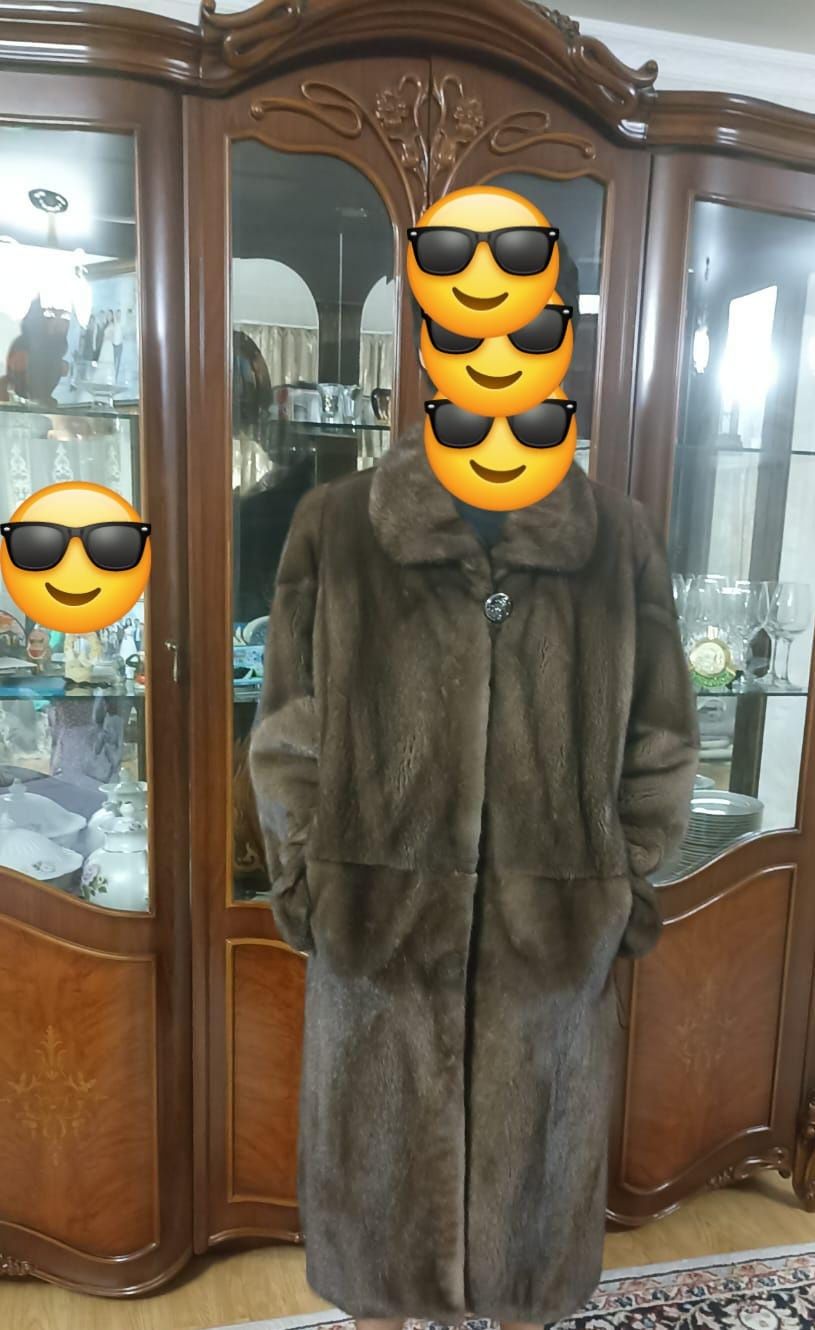 Шуба натуральная из американской норки