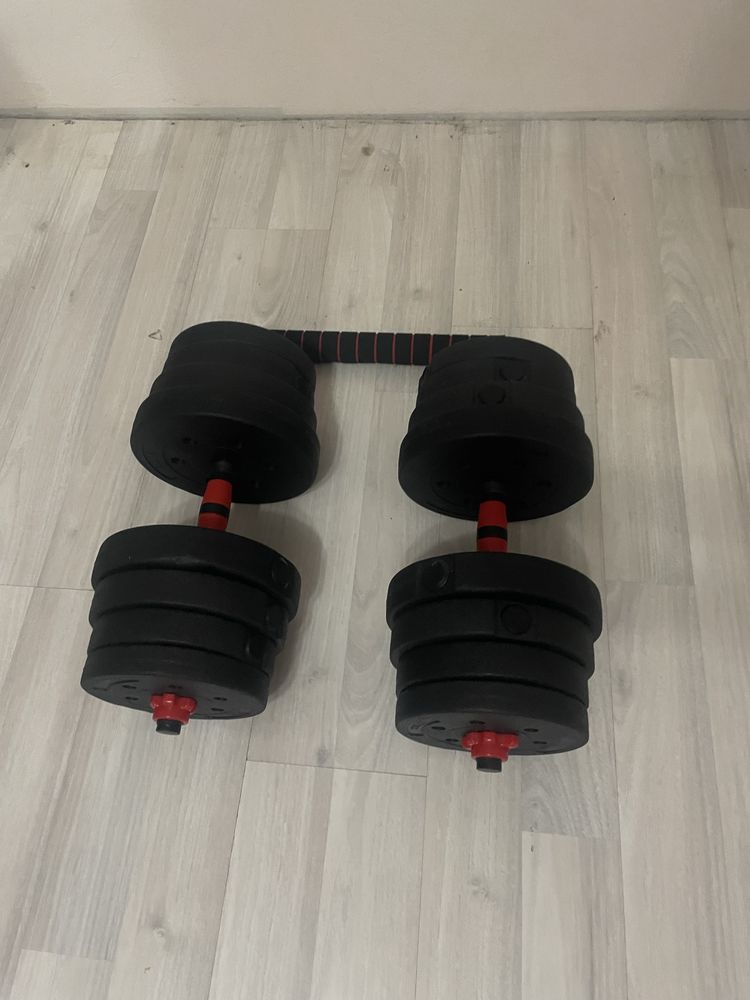 Гантели  30кг 2в1