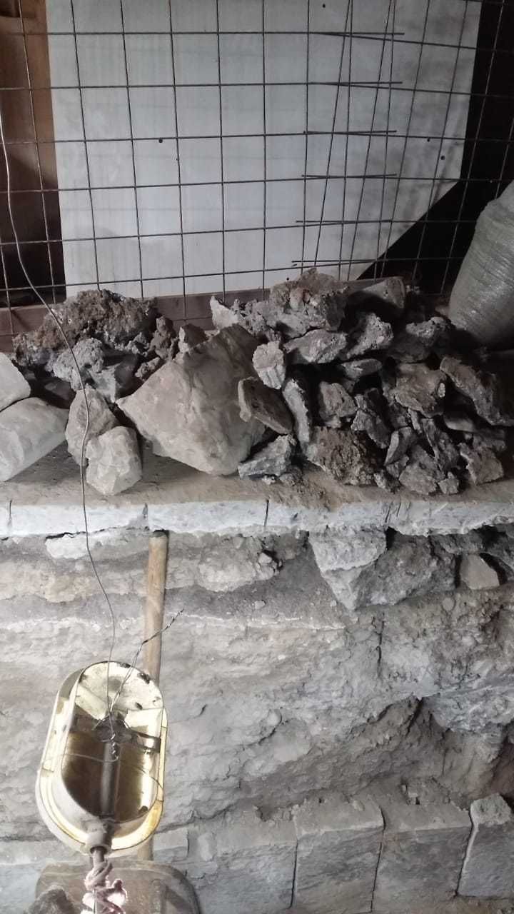 Лом бетона в мешках