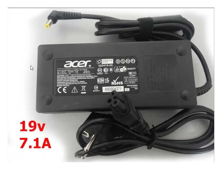 от ACER, для ноутбука зарядка блок питания