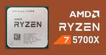 AMD Ryzen 5700x +32 GB G.skill