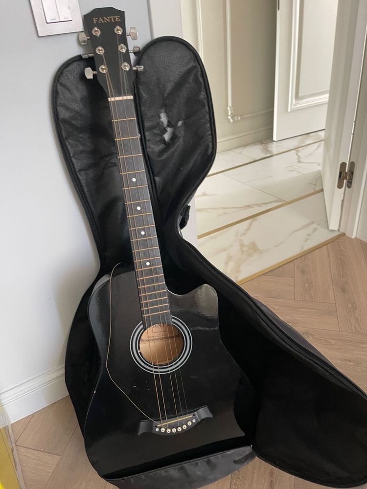 гитара fante ft-d38-bk pack 2