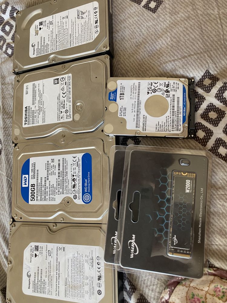 hdd жесткие диски для пк и ноутбука