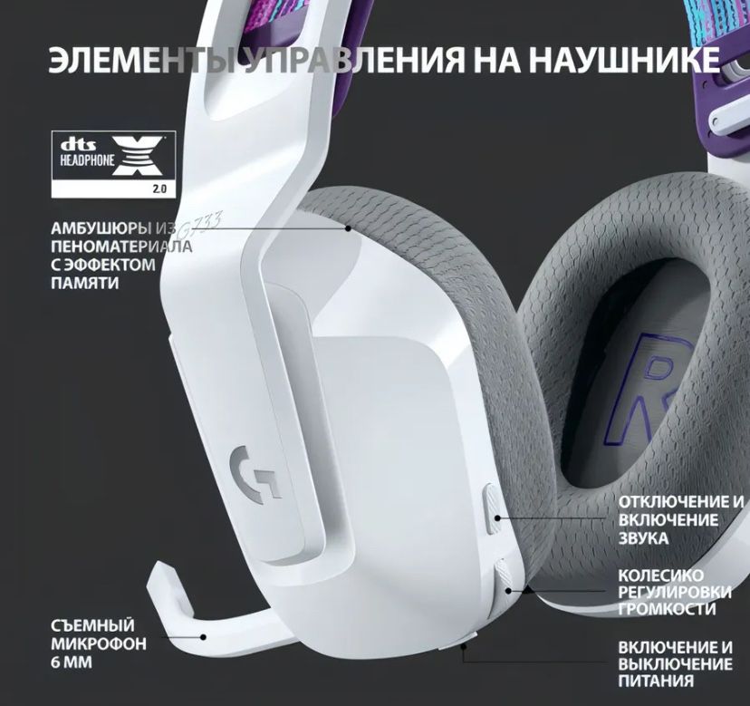 Игровые наушники Logitech g733