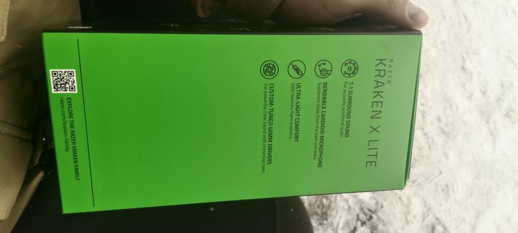 Наушники Razer Kraken X Lite черный