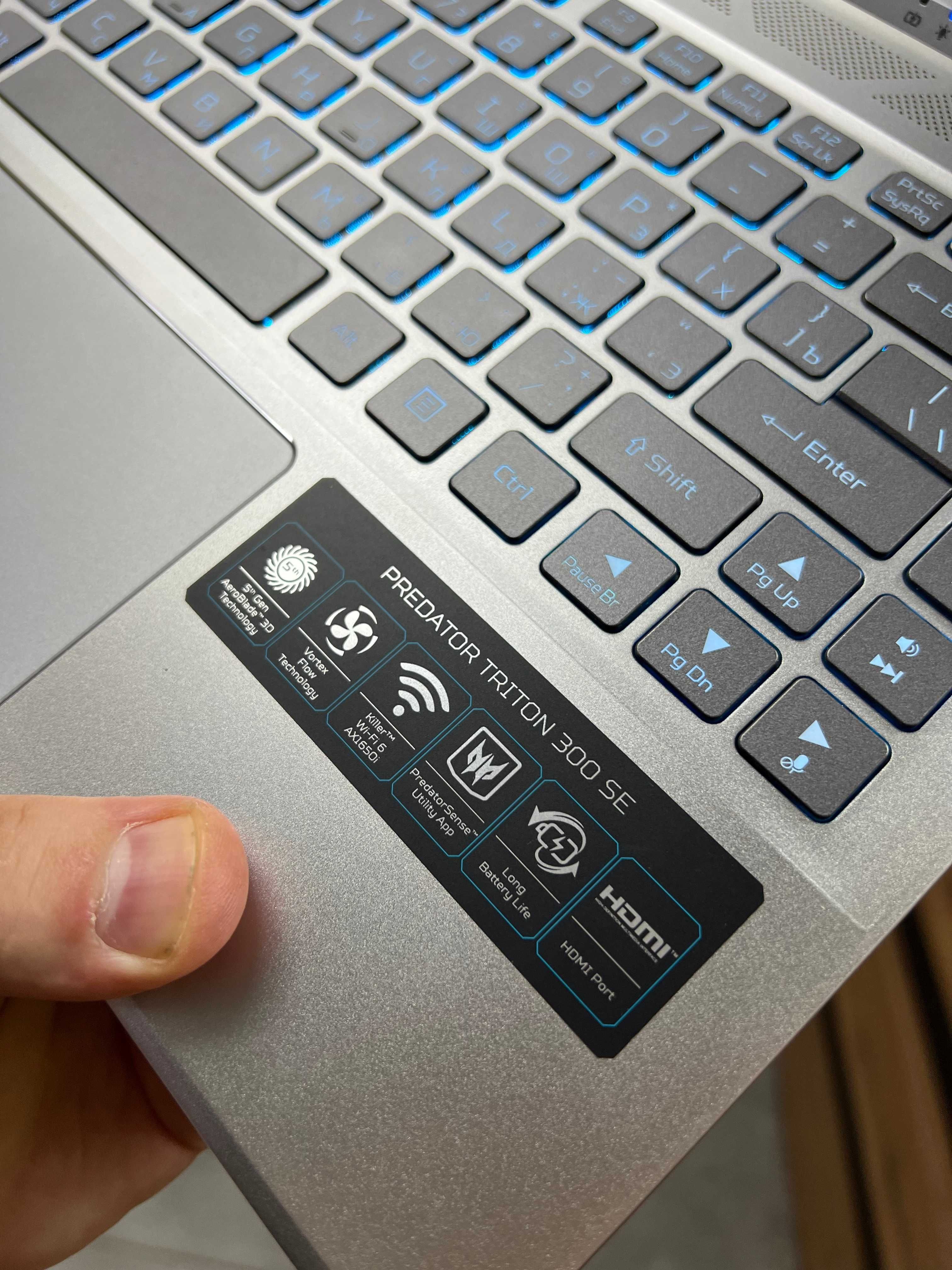 Компактный Игровой ноутбук ACER Triton в рассрочку город Алматы