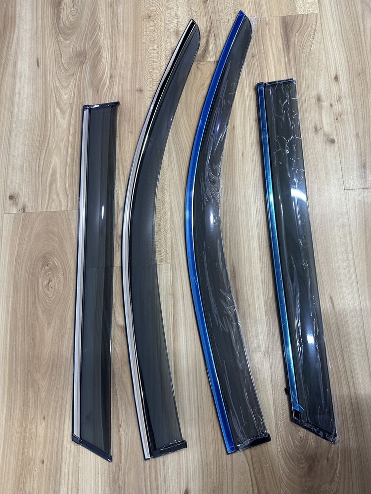 Ветровики дефлекторы с никелом changan cs 55 uni v uni k tank emgarand