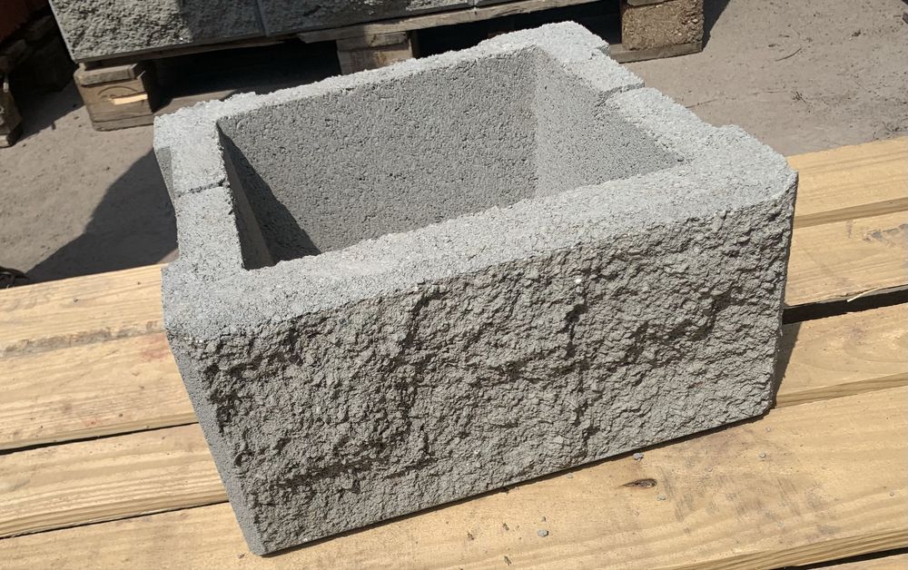 Шлакоблок, колоны, шляпки