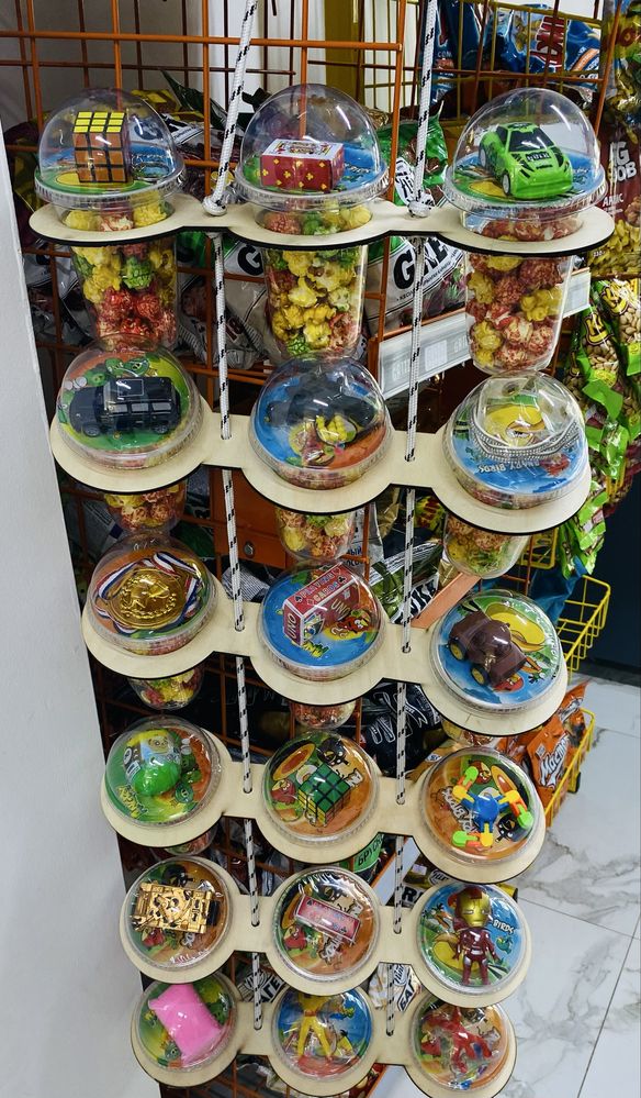 Попкорн цветной и карамельный