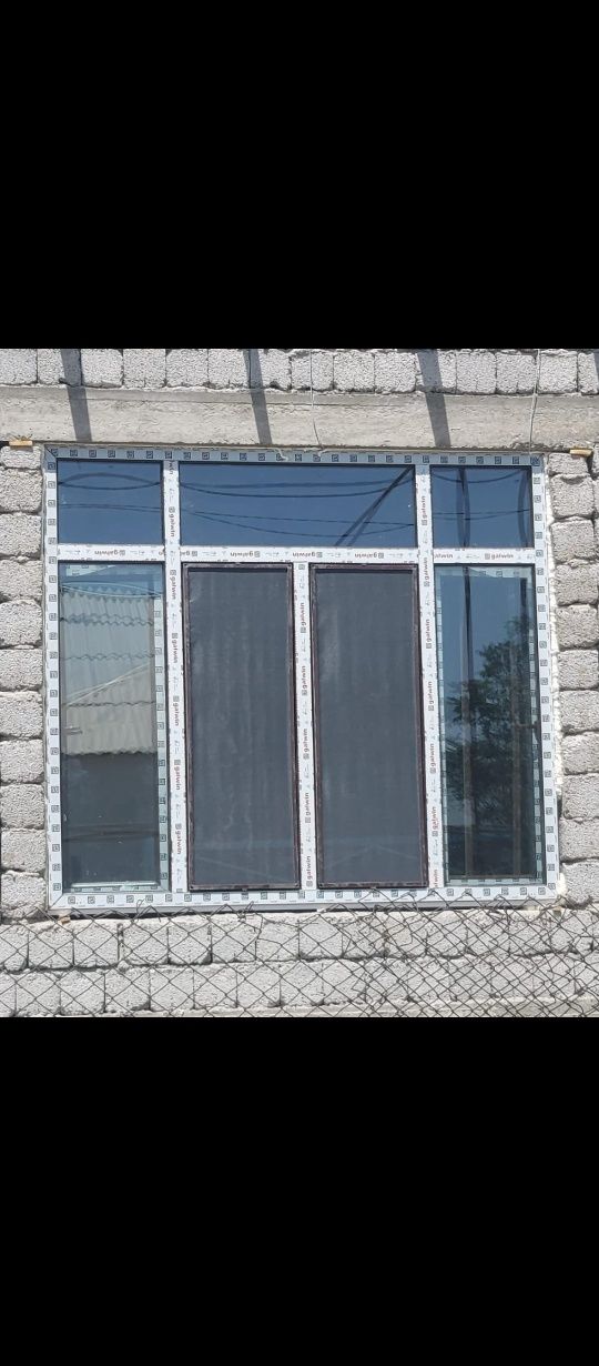 Есік терезе пластик жасау