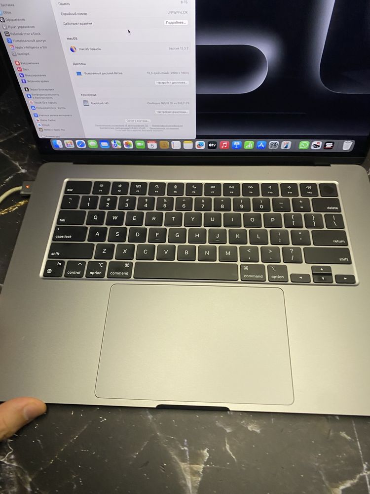 Макбук айр15 м3 2024/MacBook Air15 m3 2024