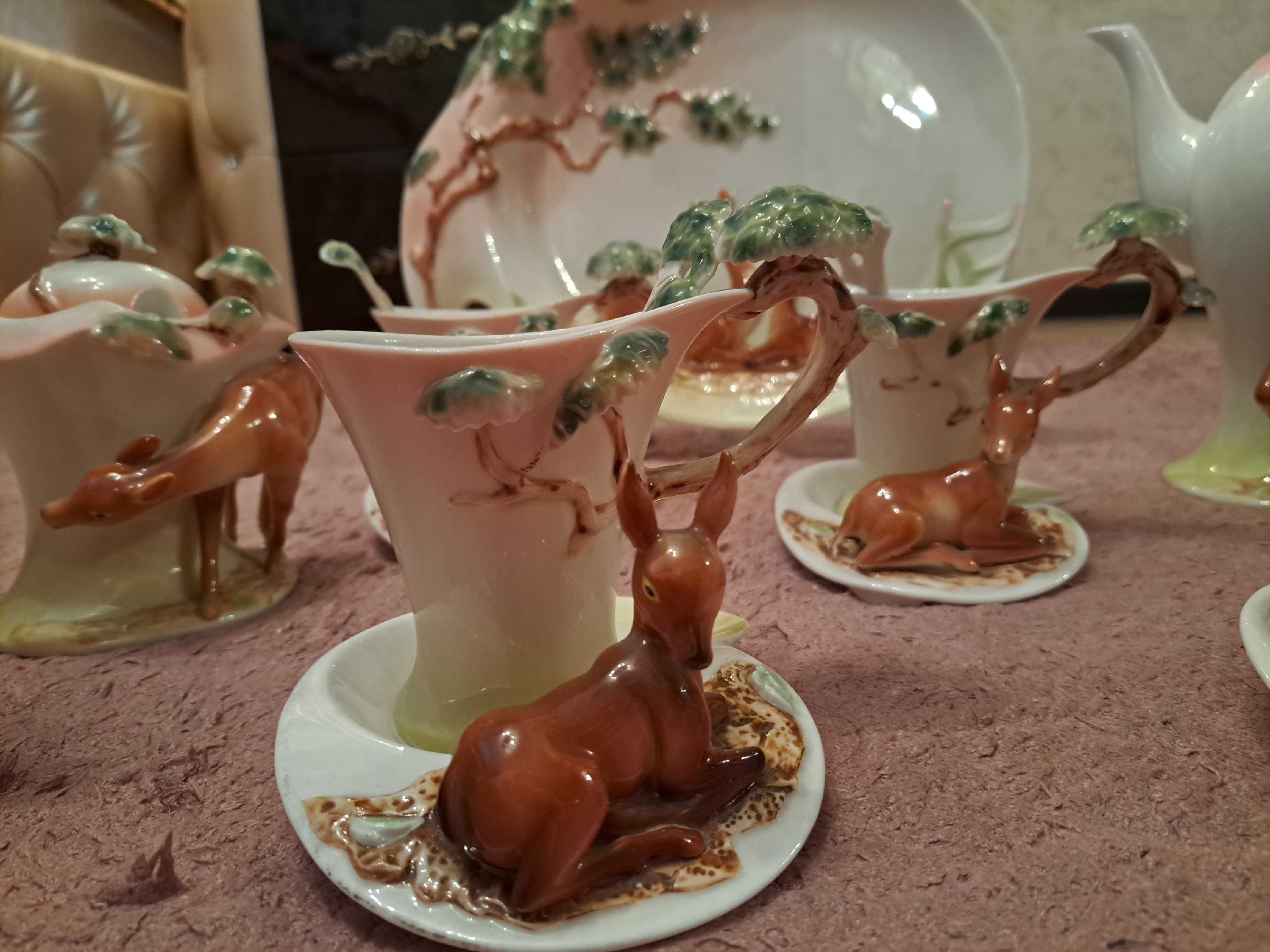 Подарочный чайный сервиз из фарфора