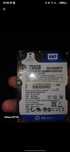 WD Blue объёмом 750 ГБ, модель WD7500BPVT. Это 2.5-дюймовый SATA-диск