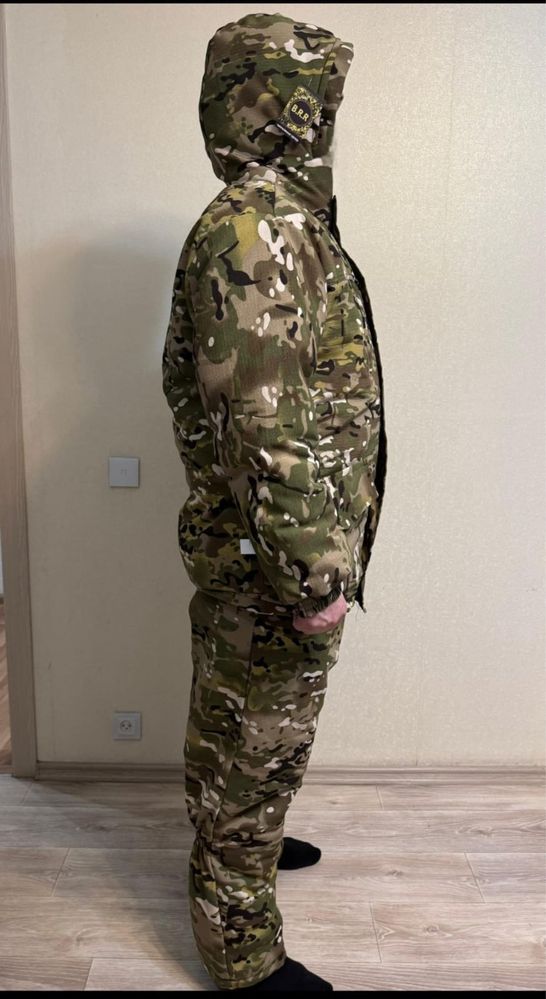 Зимний бушлат с ватными штанами