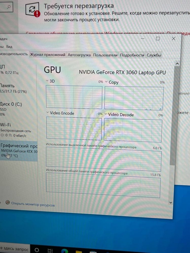 Razer 17-12 Ram 32 Gb SSD 1 Tb Rtx 3060