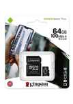Карта памяти Kingston SDCS2/64Gb 64 Гб