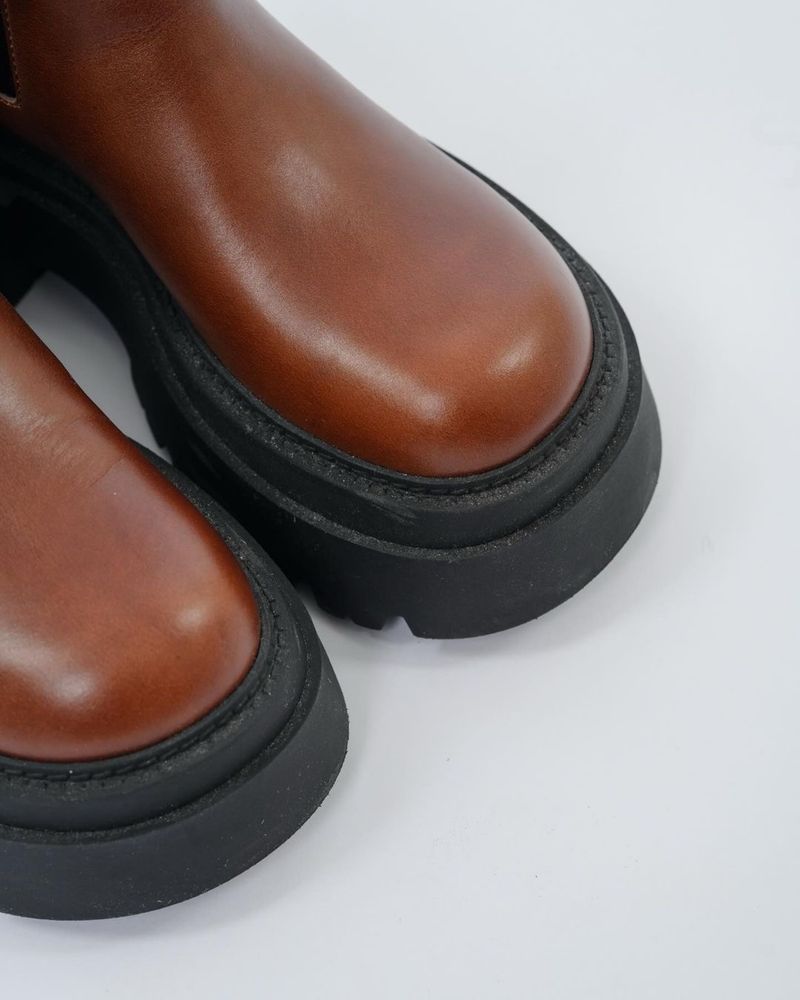 Кожаные ботинки MaxMara, оригинал