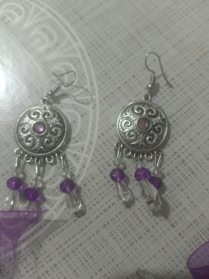 Шашбау и серьги казахские