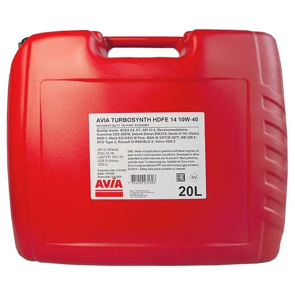 Моторные масла бренда AVIA