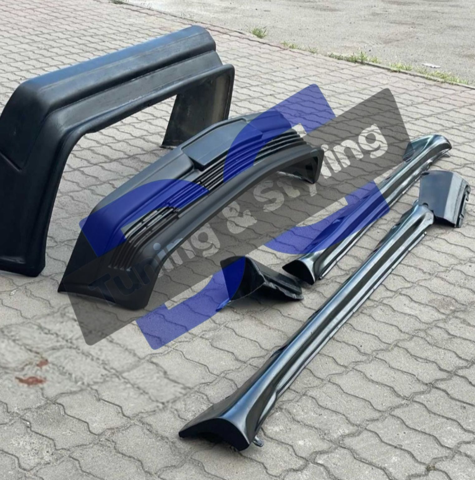 Бампер Спойлер Пороги Туманки Мерседес w124 w190 w210 w202