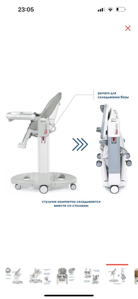 Продам стульчик Peg perego
