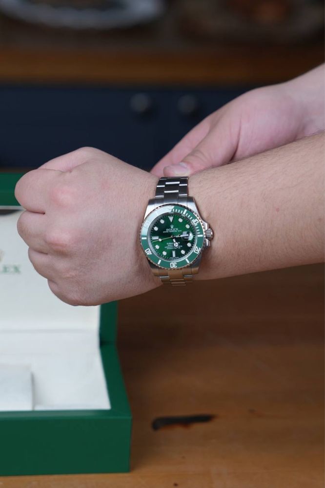 ROLEX SUBMARINER HULK механические мужские часы