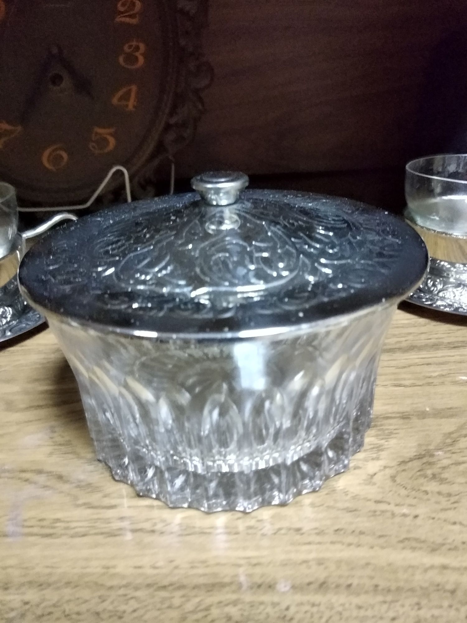 Новый кофейный мельхиоровый набор СССР