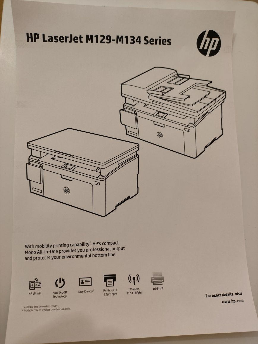 Принтер 3в1 hp LaserJet Pro MFP m130nw