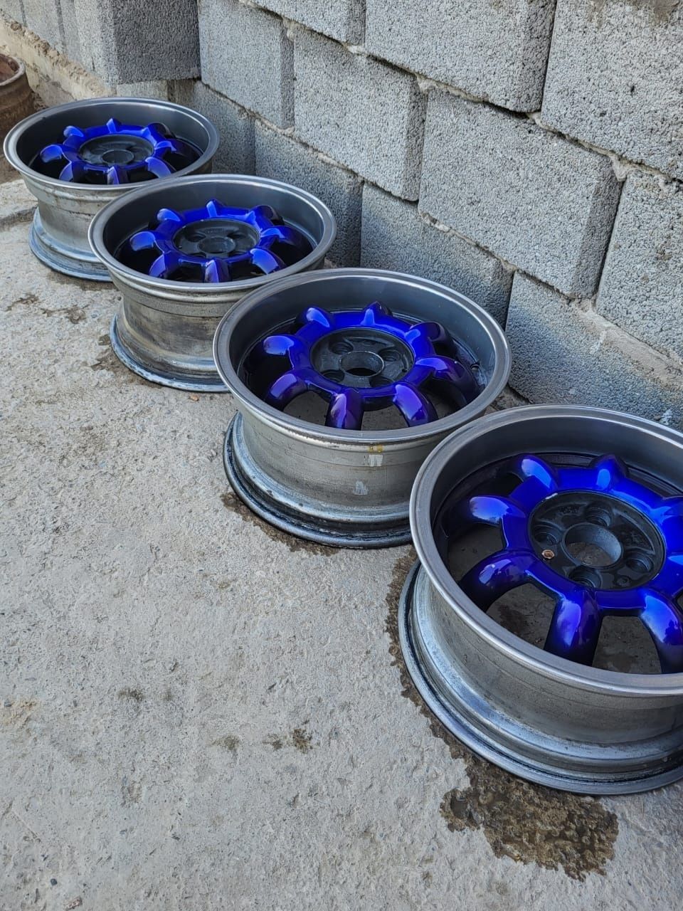 Диски  с полкой 4×100 разбалтовка р15