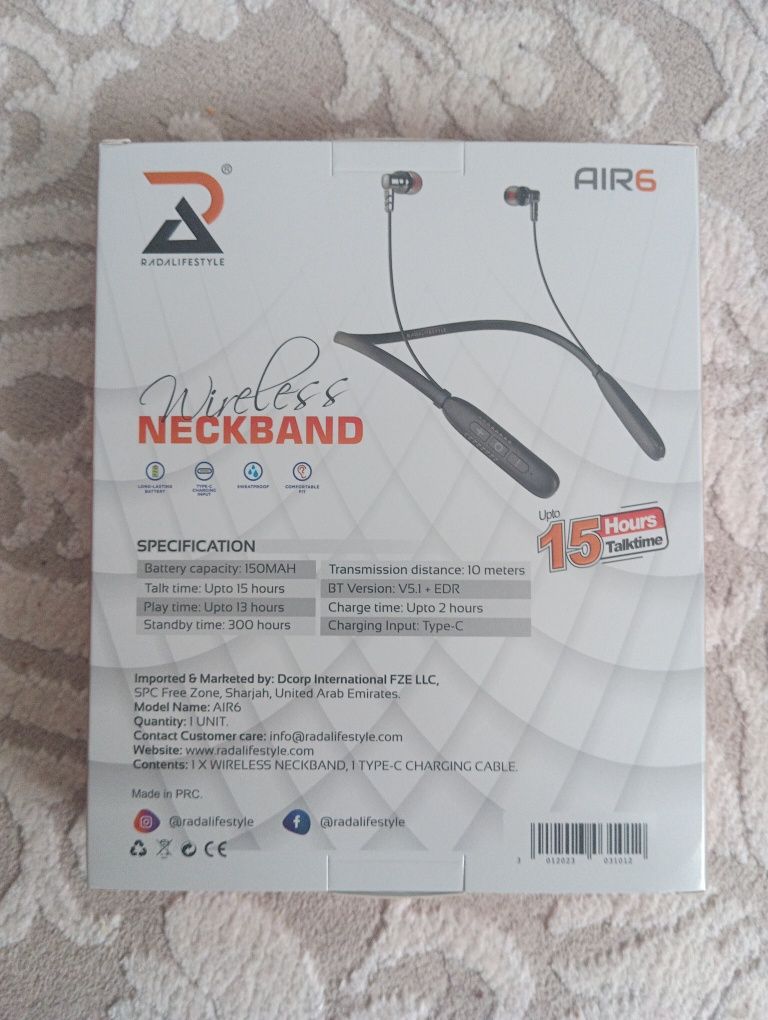 Наушники radalifestyle air 6 беспроводные