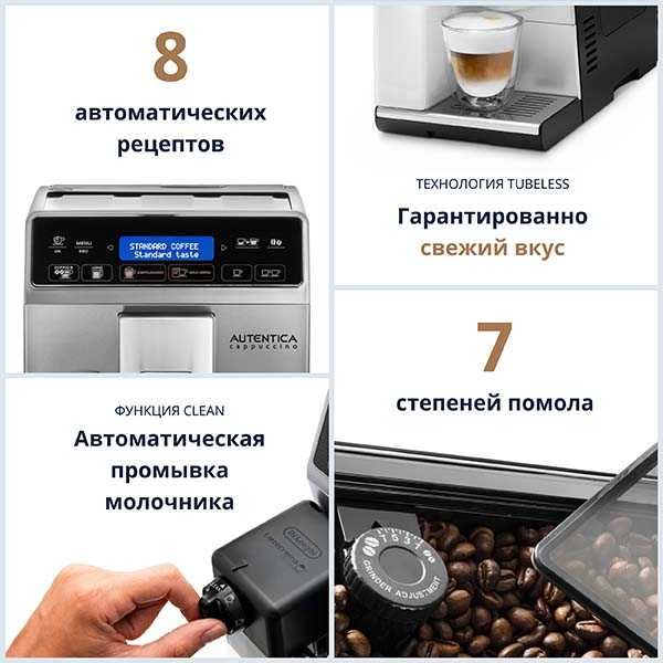 Кофемашина Delonghi ETAM 29.660 SB Autentica