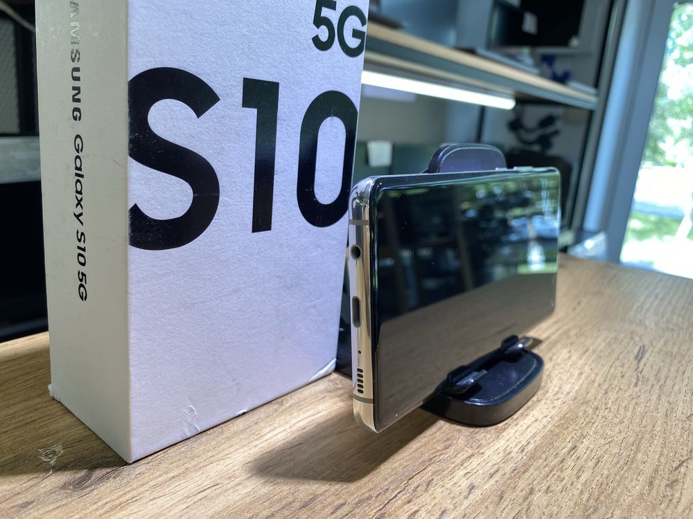Samsung S10 5G, 8/512 GB, андроид 11, голубой, 10382/А10