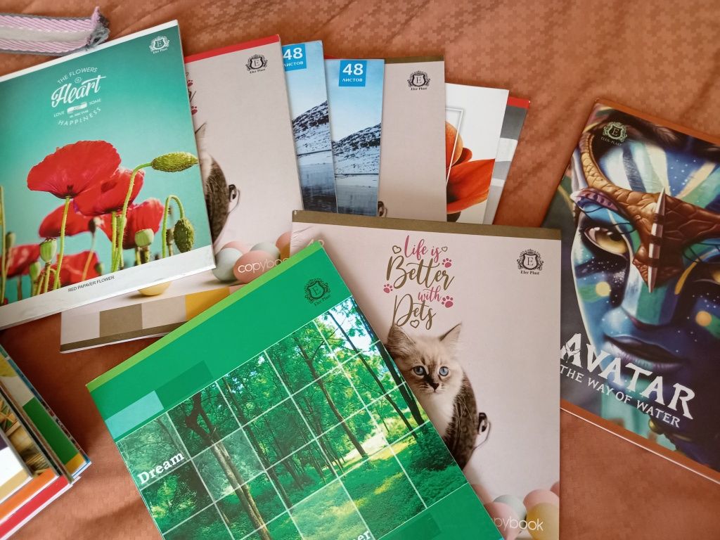 Продам тетради общие, 20шт